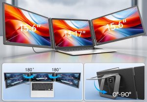 Teamgee S5 Pro Monitor przenośny 15,6 LCD 1920x1080 5