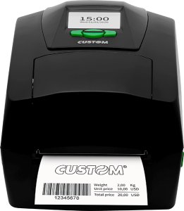 Drukarka etykiet Custom LABEL PRINTER D4 202 DISPLAY USB RS232 BLACK 3