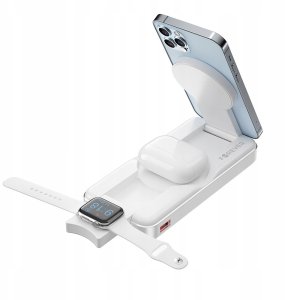 Powerbank Forever Forever power bank bezprzewodowy MATB-300 10000 mAh 3w1 biały 7