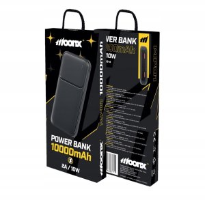 Powerbank etumi 10000 mAh 2 x USB-A 2A 10W Czarny | Kabel USB-A Do USB-C 30 cm 6