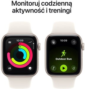 Smartwatch Apple Watch SE 3 GPS 44mm Starlight Alu Sport M/L Beżowy  (MEHJ4QN/A) 6