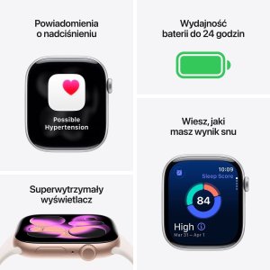Smartwatch Apple Watch 11 GPS 46mm Silver Alu Sport Band M/L Fioletowy  (MEVA4ET/A) 3