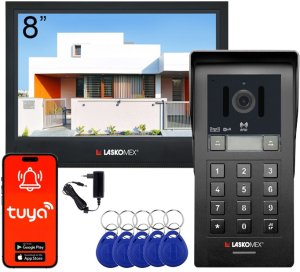 Laskomex Laskomex Zestaw wideodomofonowy 2- wire IP GEMINI ZEST 8