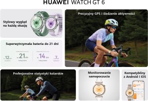 Smartwatch Huawei Watch GT6 46mm Active Czarny  (Atum-B19F) 8