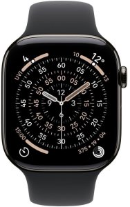 Smartwatch Apple Watch 11 GPS 42mm Jet Black Alu Sport Band M/L Czarny (MEQU4ZR/A) 2