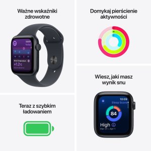 Smartwatch Apple Watch SE 3 GPS + Cellular 40mm Midnight Alu Sport M/L Granatowy  (MEPC4ZR/A) 3
