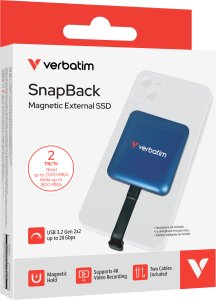 Dysk zewnętrzny SSD Verbatim Snapback 2TB Niebieski (32076) 3