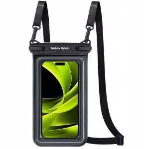 Mobile Origin Waterproof Floating Case with Small Pouch 6,8" - black/white 3