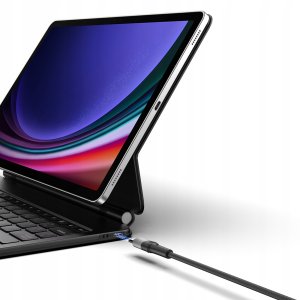 Etui Dux Ducis Keyboard (MK Series) z klawiaturą Bluetooth na Samsung Galaxy Tab S9+ / S8+ / S7+ - czarna 12