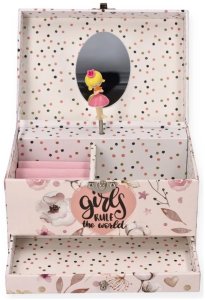 Pozytywka " Girls rule" - szkatułka na skarby 7