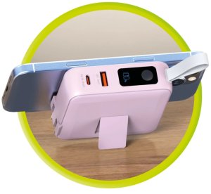 Powerbank Mobile Origin Travel Charger 10000mAh Różowy 8