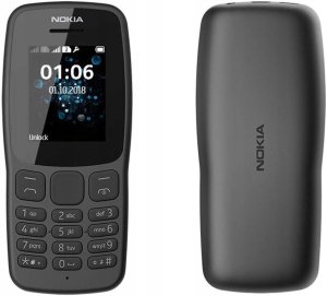 Telefon komórkowy Nokia TELEFON GSM NOKIA 106 CZARNY 3