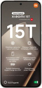 Smartfon Xiaomi 15T 5G 12/512GB Szary (MZB0KYHEU) 2