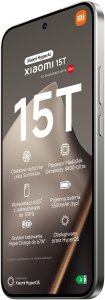 Smartfon Xiaomi 15T 5G 12/512GB Szary (MZB0KYHEU) 5