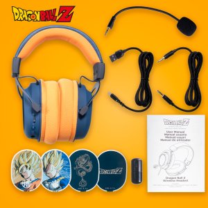 Słuchawki Blade DB2001 słuchawki/zestaw słuchawkowy Przewodowy i Bezprzewodowy Opaska na głowę Gaming USB Type-C Bluetooth Czarny, Szary, Pomarańczowy 7