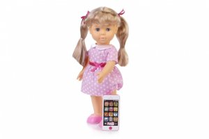 Artyk Lalka Natalia chodząca ze smartfonem 41cm 5