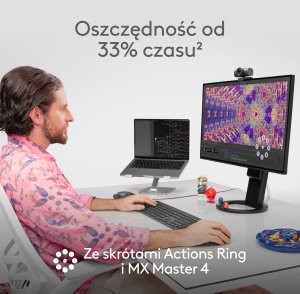 Mysz Logitech MX Master 4 grafitowa (910-007562) 3