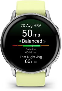 Zegarek sportowy Garmin Venu 4 - 45 mm Żółty  (010-03014-02) 2