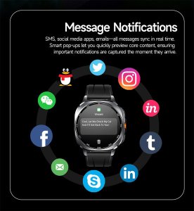 SMARTWATCH ZEGAREK WATCH MENU PL DAMSKI MĘSKI ROZMOWY SPORT POLSKIE PULS TS400 31