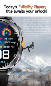SMARTWATCH ZEGAREK WATCH MENU PL DAMSKI MĘSKI ROZMOWY SPORT POLSKIE PULS TS400 22
