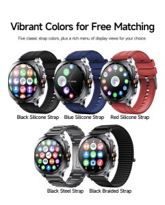 SMARTWATCH ZEGAREK WATCH MENU PL DAMSKI MĘSKI ROZMOWY SPORT POLSKIE PULS TS400 34