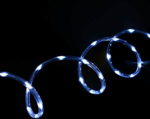 vidaXL Lina świetlna z 2400 diodami LED Zimna Biała 100 m PVC 8