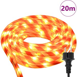 vidaXL Lina świetlna z 480 diodami LED Ciepła biel 20 m PVC 3