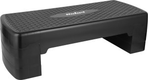 Step do aerobiku i ćwiczeń fitness, 3 stopnie, 68cm, czarny, REBEL ACTIVE 2