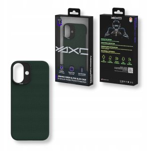 YAXO Etui na telefon Aramid Fiber Ultra Slim Case MagSafe iPhone 17 Tropic Green 6