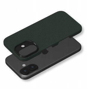 YAXO Etui na telefon Aramid Fiber Ultra Slim Case MagSafe iPhone 17 Tropic Green 7