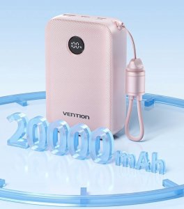 Powerbank Vention 20000mAh Czarny 6