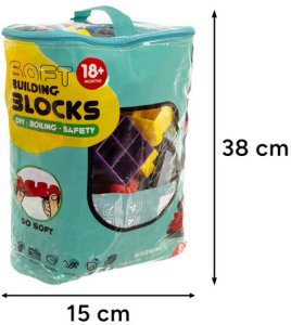 Iso Trade Klocki gumowe - sensoryczne 80el.  26575 3