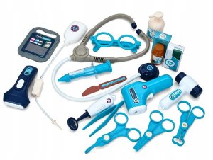 Zestaw maÅego lekarza wÃ³zek z akcesoriami 37 elementÃ³w 2