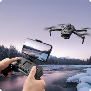 DRON Z KAMERĄ WIFI 5G GPS ZABAWKA ZDALNIE STEROWANY APLIKACJA ZASIĘG 3000M 4