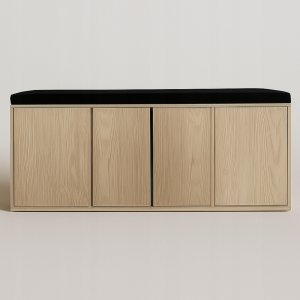 Szafka na buty z siedziskiem PORTA, 103 x 30 x 46 cm 7