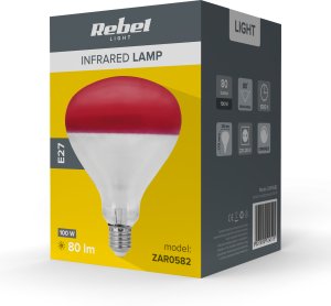Rebel Lampa na podczerwień R125, 100W, 220-240V 5