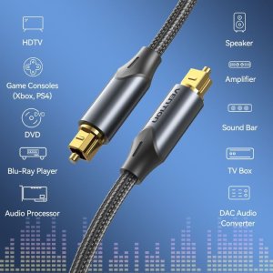 Kabel Vention Toslink - Toslink 5m czarny (BAVBJ) 6