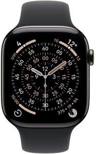 Smartwatch Apple Watch 11 GPS + Cellular 46mm Slate Titanium Sport Band S/M Czarny (MFD14ZR/A) 2