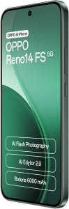Oppo Reno14 FS 5G Dual Sim 12GB RAM 512GB - Luminous Green 4