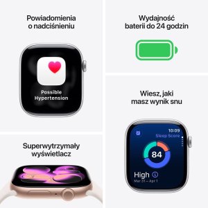 Smartwatch Apple Watch 11 GPS + Cellular 46mm Natural Titanium Sport Band M/L Grafitowy  (MFCX4ZR/A) 3