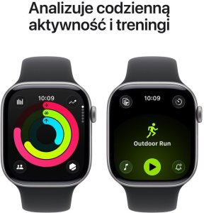 Smartwatch Apple Watch 11 GPS + Cellular 42mm Space Grey Alu Sport Band M/L Czarny  (MF8C4ZR/A) 5