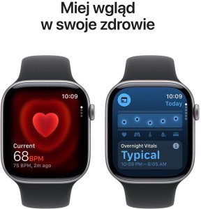 Smartwatch Apple Watch 11 GPS + Cellular 42mm Space Grey Alu Sport Band M/L Czarny  (MF8C4ZR/A) 6