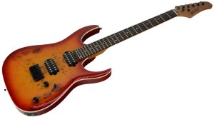 Gitara elektryczna - kompletny zestaw -Golden Guitar PSG-3 wiśnia one size 6