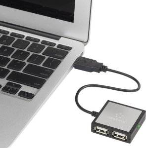 HUB USB Renkforce Renkforce 4 porte USB 2.0-hub Sølv 2
