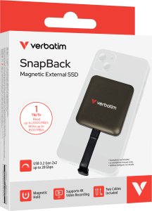 Dysk zewnętrzny SSD Verbatim Snapback 1TB Czarny (32061) 5