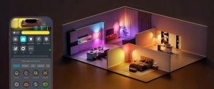 Lampa podłogowa Govee H60B2 Tree Floor Lamp Floor Lamp RGBWWIC, 1500lm, 2.4GHz Wi-Fi + Bluetooth 6