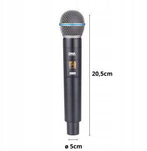 Mikrofon DNA BAT VOCAL SET zestaw bezprzewodowy akumulator 7