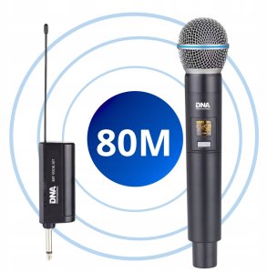 Mikrofon DNA BAT VOCAL SET zestaw bezprzewodowy akumulator 10