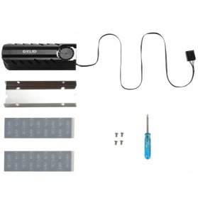 Gelid IceCap Pro M.2 Black, czarny radiator z termopadami na dyski (HS-M2-SSD-22) 5
