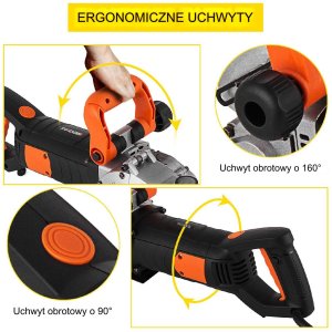 Bruzdownica Vevor Bruzdownica do betonu dedra frezarka rowków elektryczna 4800 W 133 mm 4